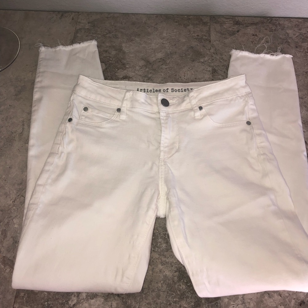 White jeans